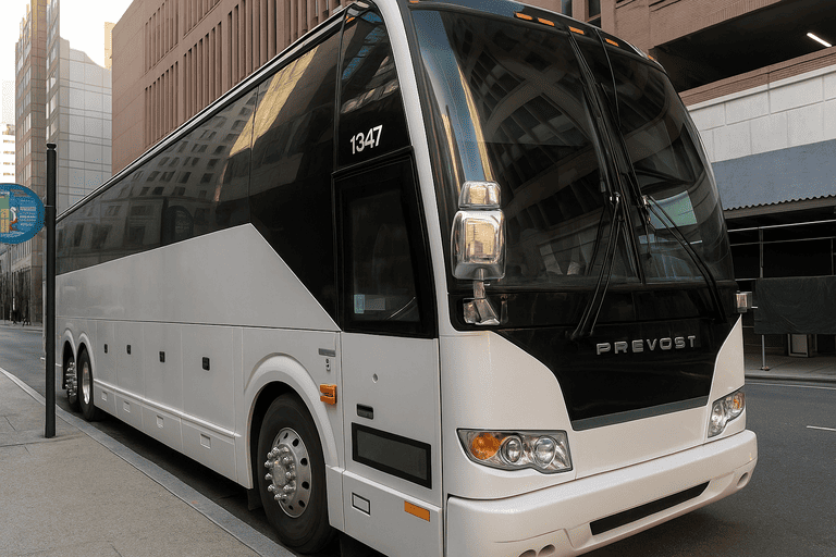 a Charter Bus Rental St. Cloud coach bus